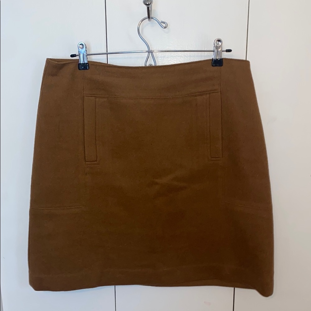 LOFT Tan Mini Skirt
